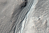 Southern Crater Wall Gullies