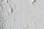 Landforms Northwest of Nicholson Crater
