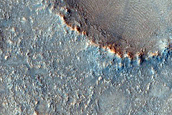 Boundary of Syrtis Major Planum and Arabia Terra