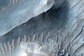 Ridges in Crater in Noachis Terra