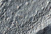 Group of Flows on Crater Wall near Reull Vallis