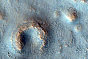 Field of Light-Toned Cones in Northern Mid-Latitudes