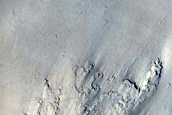 Crater Slope in Amazonis Planitia