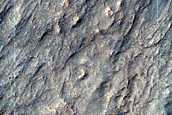 Fan at Valley Terminus in Crater South of Terby Crater
