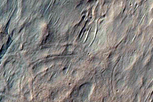 Central Structure of Impact Crater in Terra Cimmeria