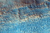 Crater in West Utopia Planitia
