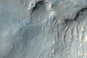 Southwest Margin of Pickering Crater