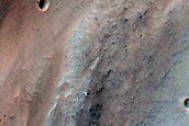 Landslide in Eos Chasma
