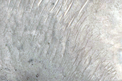 Ridges North of Antoniadi Crater