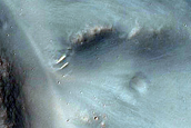 Channels near Bakhuysen Crater