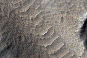 Arsia Mons Southwestern Caldera Wall