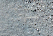 Dust Devil Tracks and Possible Dike in Mid-Southern Latitude