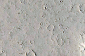 Small Dark Crater Rays in North Tharsis Region