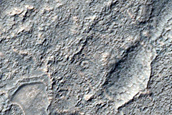 Pits and Crater near Dao Vallis