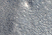 Potential Glacial Flow and Periglacial Boundary in Phlegra Montes