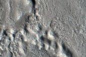 Crater Feature along Galaxias Fossae