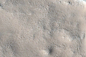 Crater Fill in Utopia Planitia