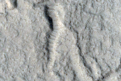 Lobate Feature in Labeatis Fossae