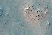 Landforms Southeast of Brashear Crater