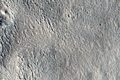 Landforms near Galaxias Fossae