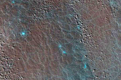 Center of Ice Mound in Louth Crater
