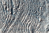 Troughs and Ridges in Reull Vallis