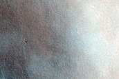 Gullies in Crater Wall in Acidalia Planitia