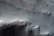 Gullies in Galle Crater