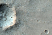 Small Very Fresh Impact Crater