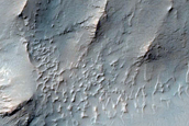Central Pitted Uplift of Impact Crater