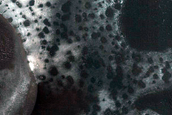 Seasonal Monitoring of Large Dune on Crater Floor