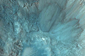 Monitor Slopes of Impact Crater near Mawrth Vallis