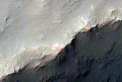 Hydrated Sulfates on North Wall of Columbus Crater