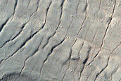 Monitor Steep Slopes of Asimov Crater