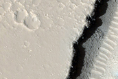 Troughs in Hephaestus Fossae