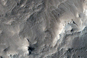 Layered Inverted Crater in Arabia Terra