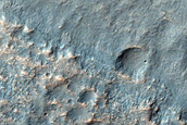 Terrain West of Hadriaca Patera