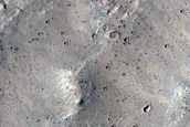 Channel within Larger Channel near Chia Crater