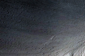 Landslide Facing East near Aeolis Mensae