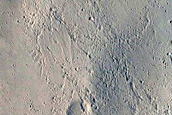 Recent Impact Crater in Phlegra Dorsa