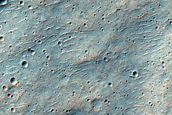 Trough on Tyrrhenus Mons