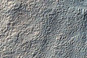 Contacts in Southern Mid-Latitude Crater