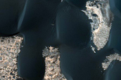 Dunes in Northeast Sinus Meridiani Region Crater