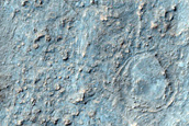 Rocky Material on Crater Floor