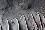 Layers and Ridges in Northeast Arabia Terra