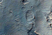Scarp in Terby Crater