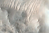 Layers on Valley Wall in Northern Mid-Latitudes