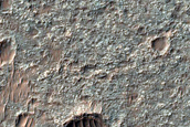 Layered Bedrock on Floor of Vinogradov Crater