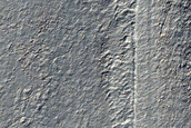 Curved Ridges in Hellas Planitia