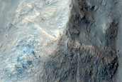 Possible Stratigraphy Across Southern Facing Slope